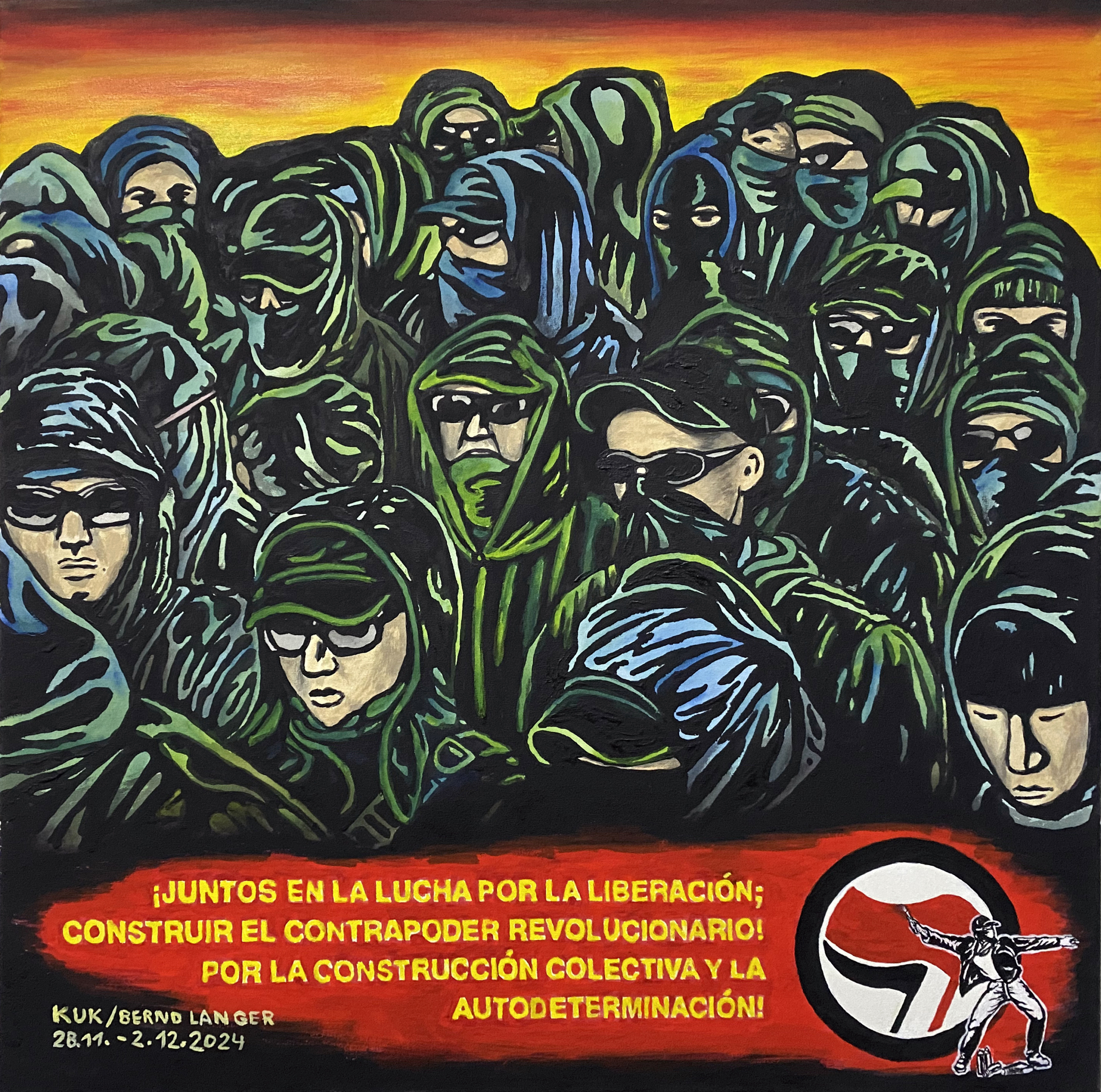 ¡JUNTOS EN LA LUCHA POR LA LIBERACIÓN; CONSTRUIR EL CONTRAPODER REVOLUCIONARIO!